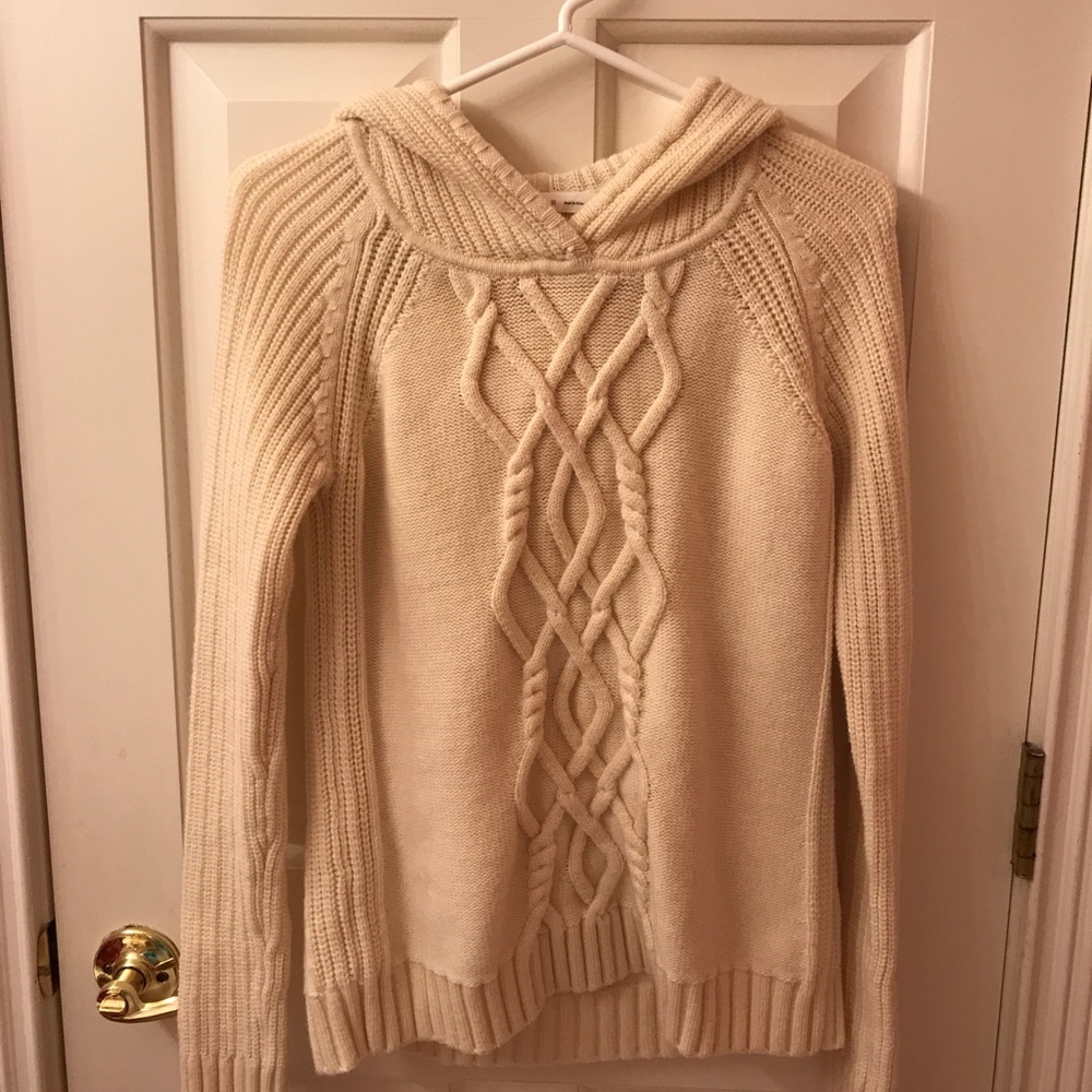 Athlete cream sweater